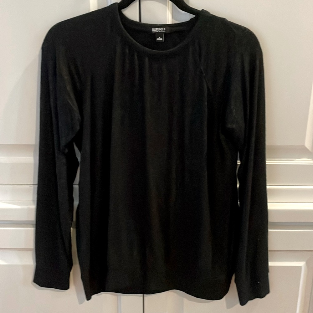 Soft Black Sweater Shirt